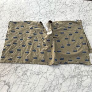Bobo Choses girls organic cotton jersey boat print poncho cover up Sz 6/7